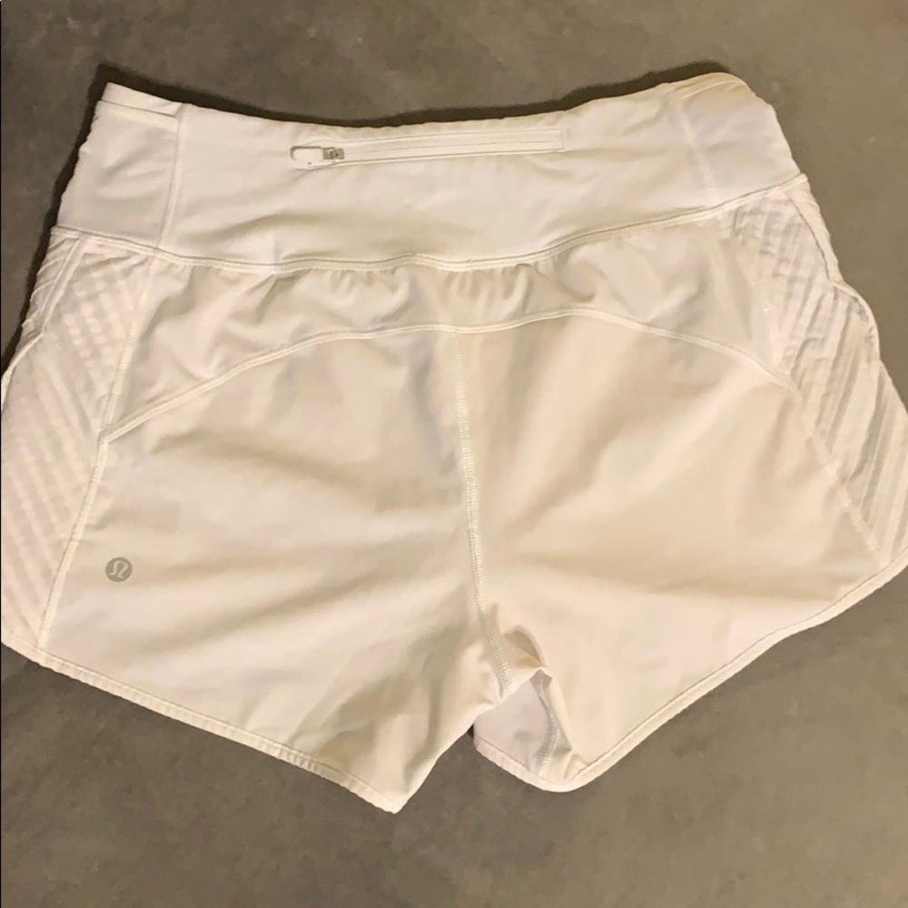 Lululemon white shorts